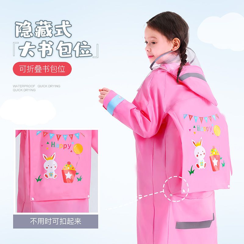 EVA Children's Raincoat Non Disposable Raincoat With