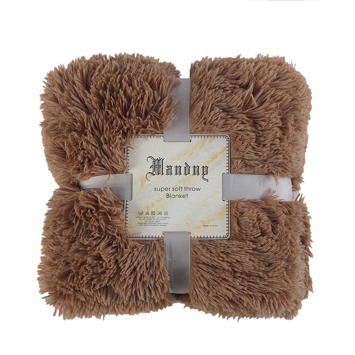 Long Fur Throw Blanket Super Soft Long Shaggy Faux Fur