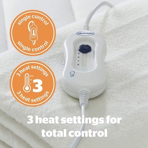 King Size Comfort Control Electric Blanket 137cmx165cm