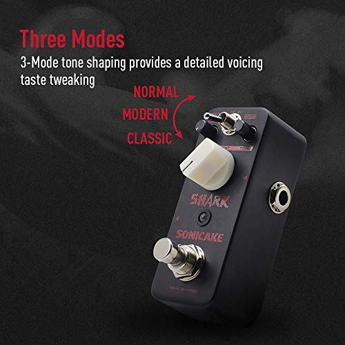 SONICAKE Distortion Pedal Distortion Guitar Pedal 3 Modes No