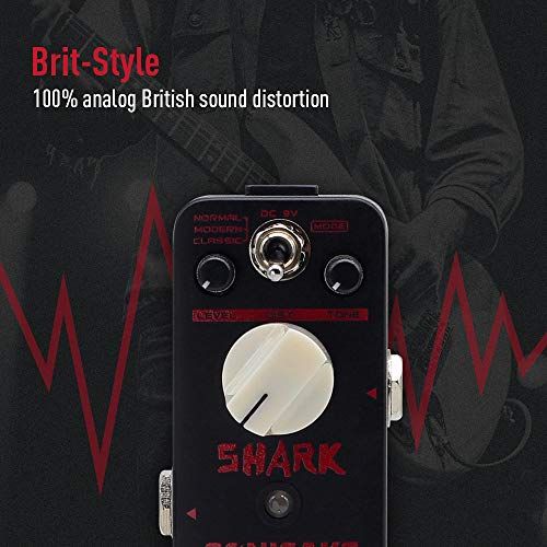 SONICAKE Distortion Pedal Distortion Guitar Pedal 3 Modes No