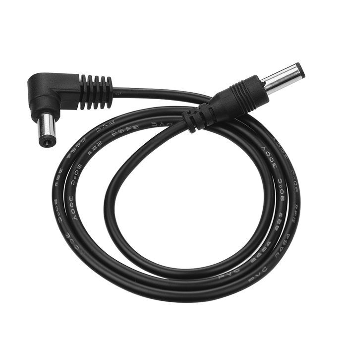 1 Way Right Angle Daisy Chain Line Cable 18V 2A For Guitar