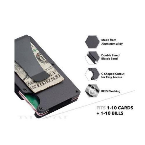 Aluminium Atm Card Holder  For Men, Money Clip