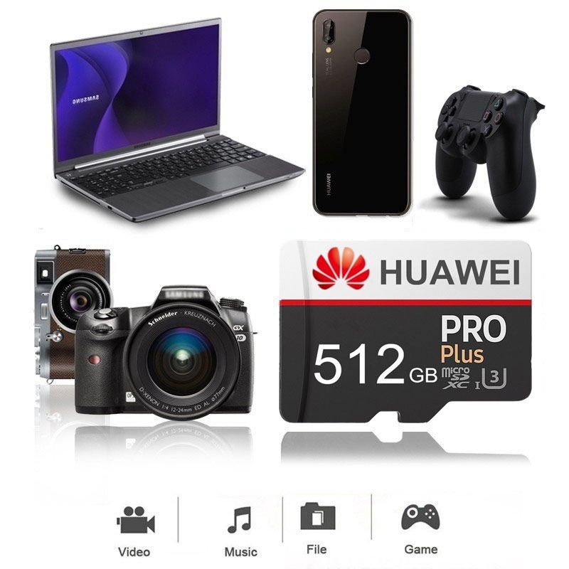 Micro SD Card 512GB High Speed Memory Card Class10 Micro Sd