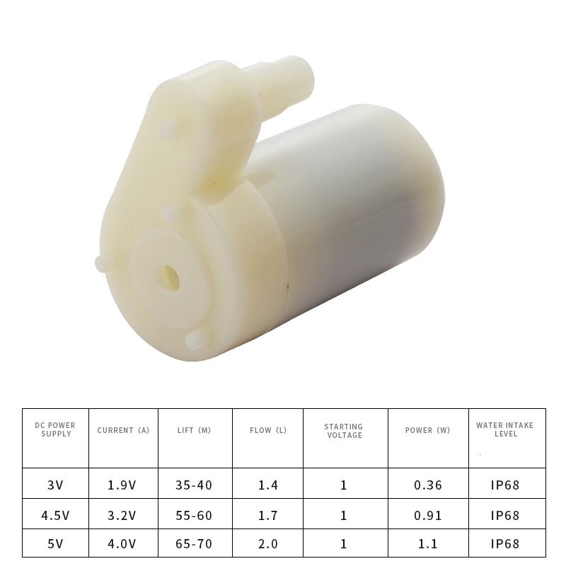 5 PCS Submersible Pump, Style: White Vertical