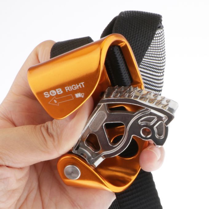 Fall Arrest Left  Right Foot Ascender For 813mm Rope Rock Climbing