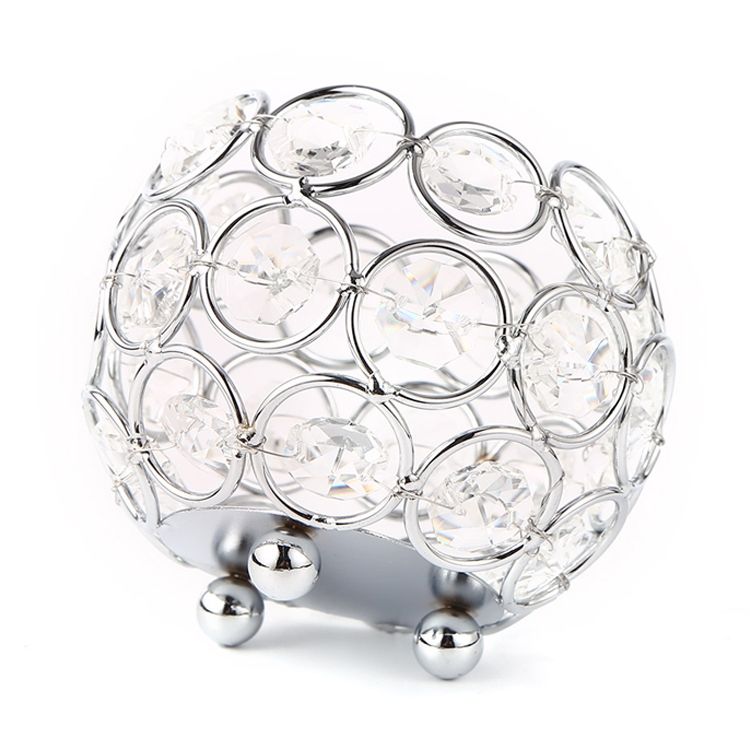 Crystal Ball Candlestick Decoration