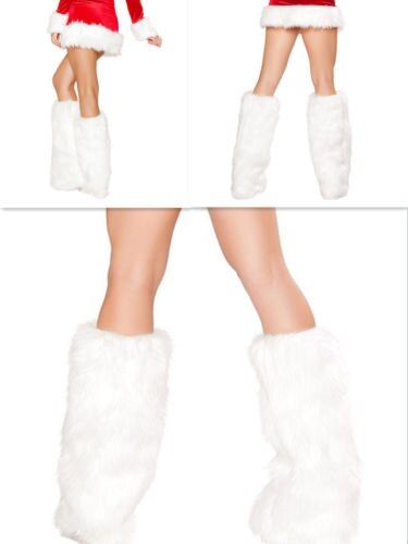 Women Faux Fur Leg Warmers Fluffies Shaggy Boot Shoes Cover