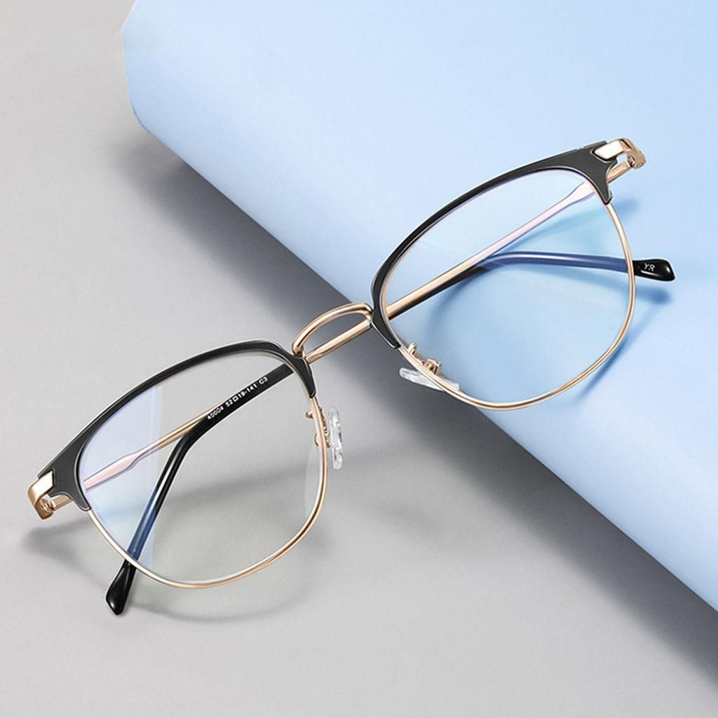 Blue Light Blocking Glasses TV/Phones Glasses Metal Frame For Gold