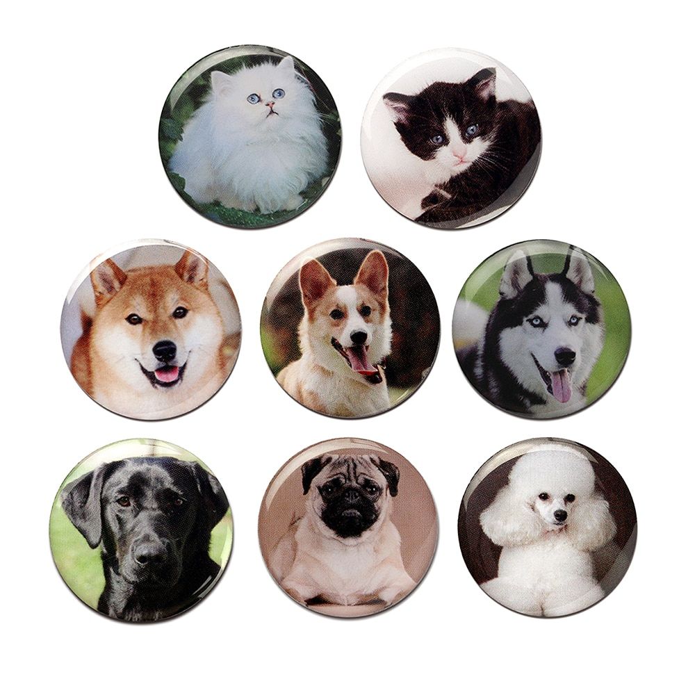 Pinmei Dogs Cats Golf Ball Mark Sets Printting Golf Markers