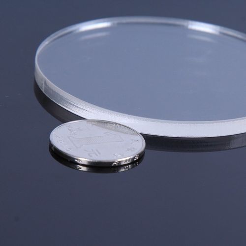 5Pcs Transparent Color Round Plexiglass Acrylic Plate Discs Plastic Circles 2.5mm Thick Laser Cut