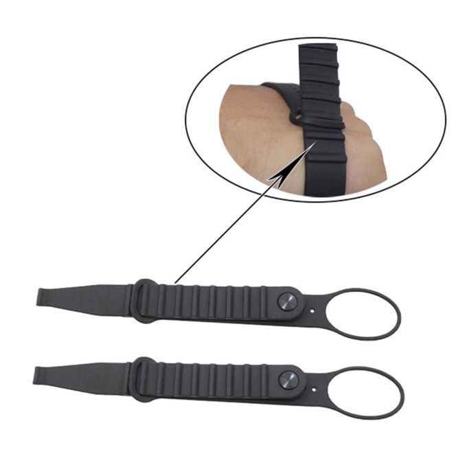 2pcs  Controller Grip Cover And Knuckle Strap For Oculus Quest Black