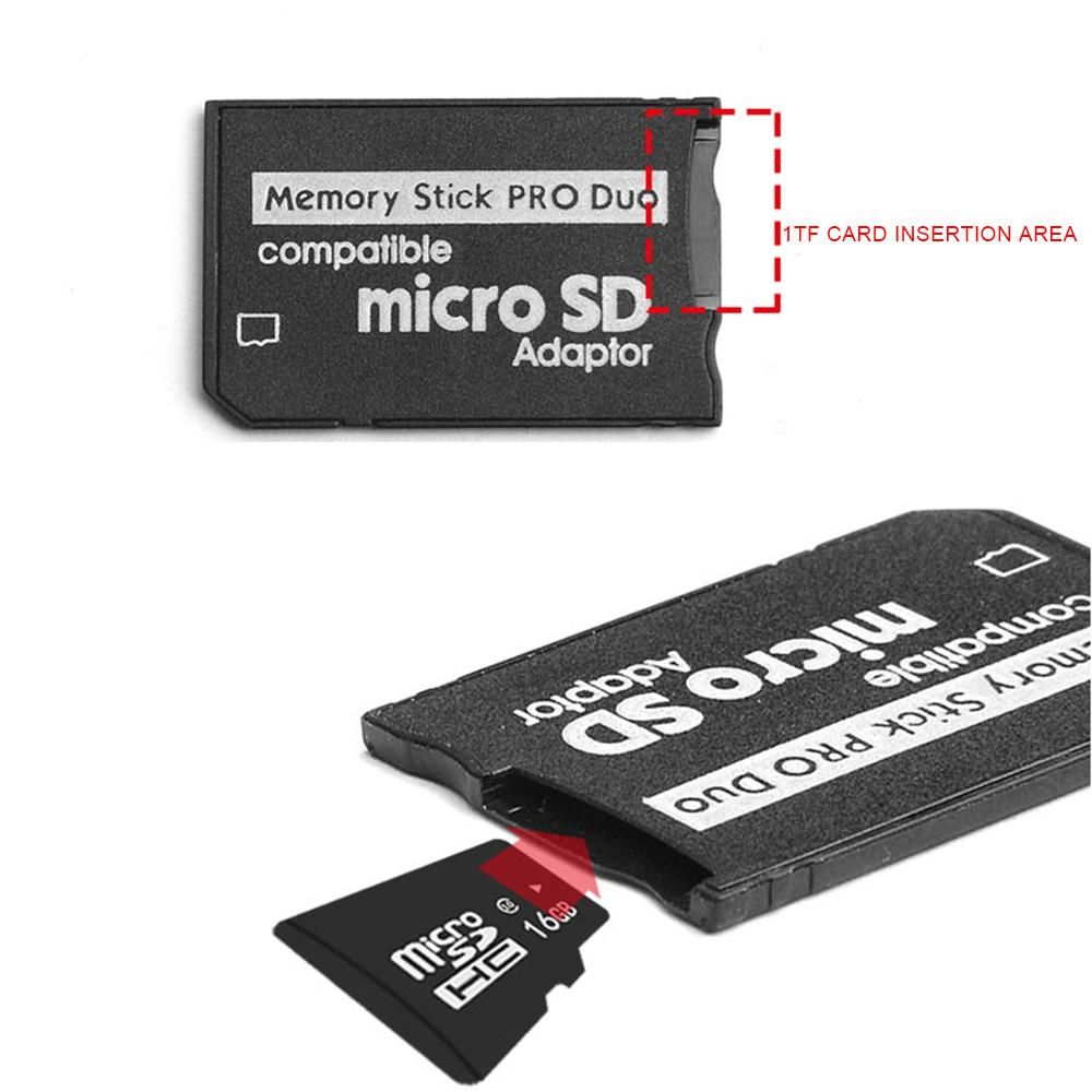 Memory Stick Pro Duo Adapter, Micro-SD/Micro-SDHC TF Card