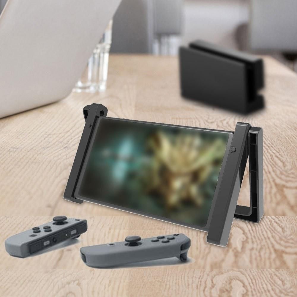 Universal Car Holder Compatible with Nintendo Switch Console in Car Mount Stand Two in One Car Bracket NS Adjustable Desktop Holder