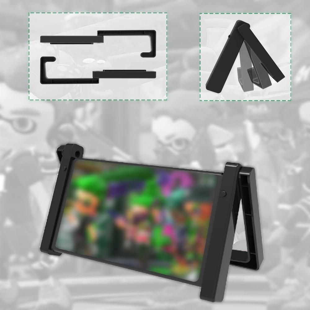 Universal Car Holder Compatible with Nintendo Switch Console in Car Mount Stand Two in One Car Bracket NS Adjustable Desktop Holder