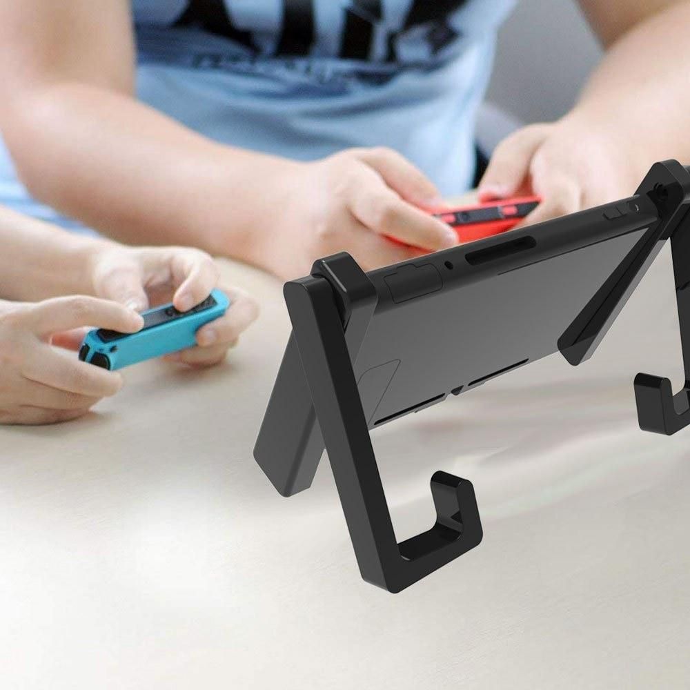 Universal Car Holder Compatible with Nintendo Switch Console in Car Mount Stand Two in One Car Bracket NS Adjustable Desktop Holder
