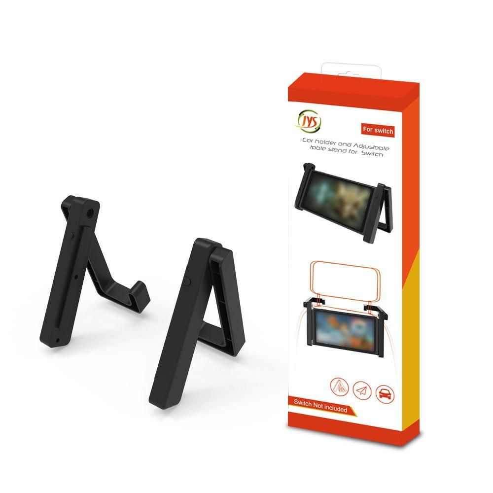 Universal Car Holder Compatible with Nintendo Switch Console in Car Mount Stand Two in One Car Bracket NS Adjustable Desktop Holder