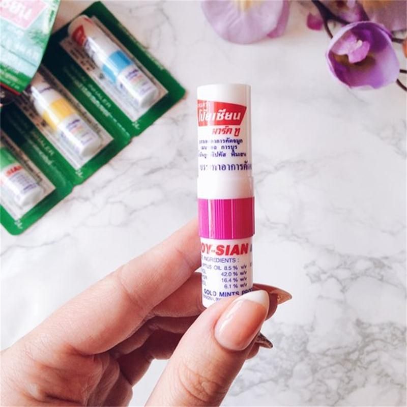 Mint Stuffy Anti Thailand Plaster Cylinder 5 Cure Ifory Fatigue Relief Nasal Brain Pieces Refresh Nose Pain Inhaler Rhinitis