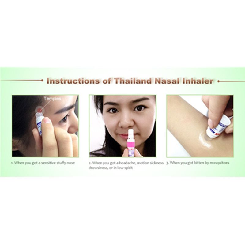 Mint Stuffy Anti Thailand Plaster Cylinder 5 Cure Ifory Fatigue Relief Nasal Brain Pieces Refresh Nose Pain Inhaler Rhinitis