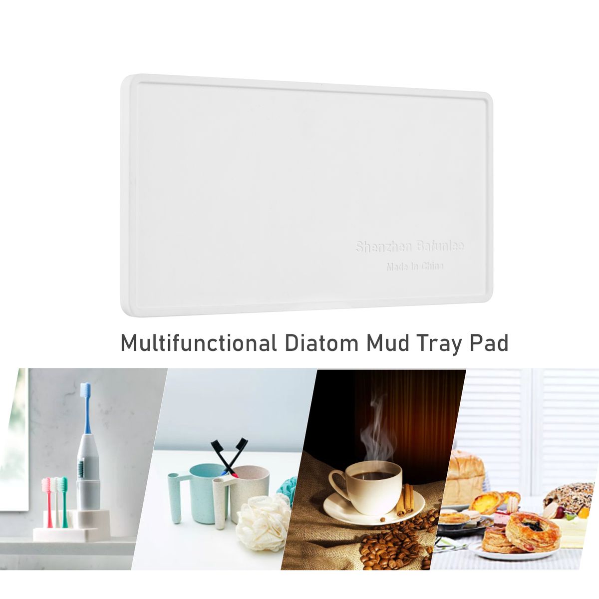 Diatom Mud Tooth Mug Tray Water Adsorbent Diatomite Cup