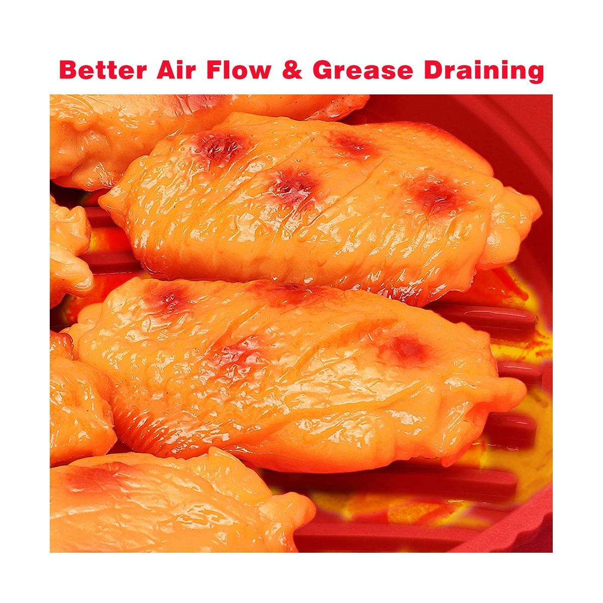 Air Fryer Liners 8.5 Inch for 5 to 8 Qt Reusable with