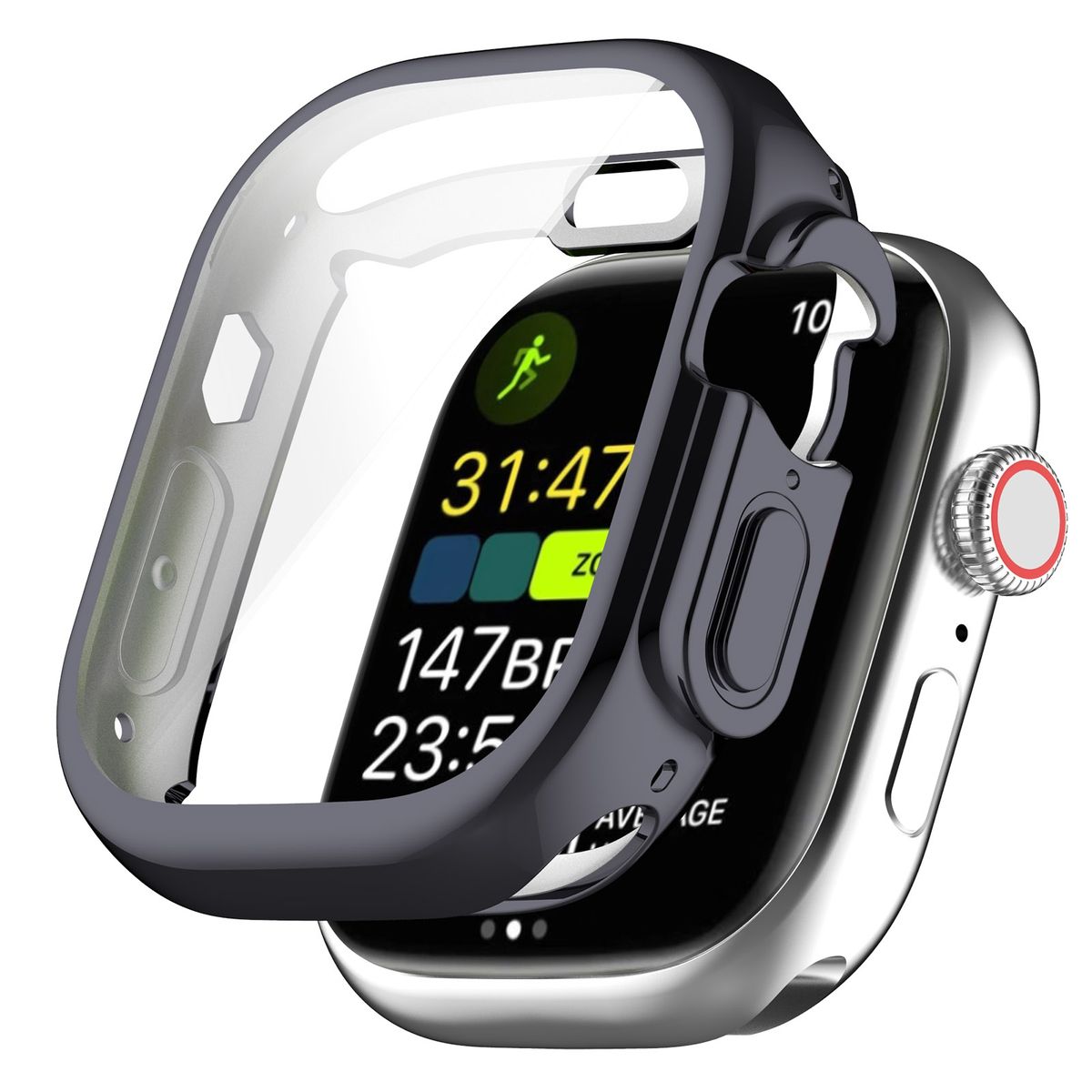 TPU Protective Case For Apple Watch Ultra 49mm(Gun Color)