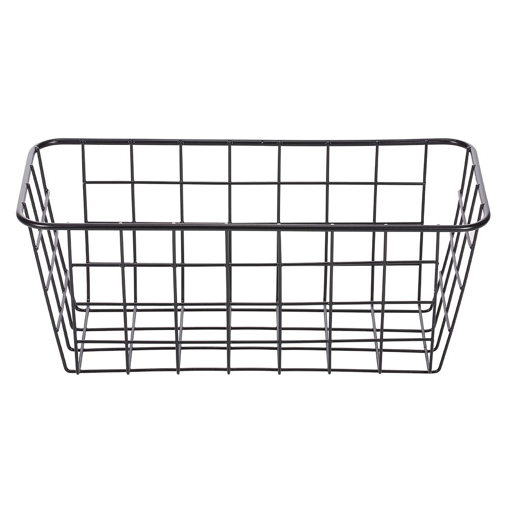 Iron Storage Basket Wall Mounted Storage Organizer Wire