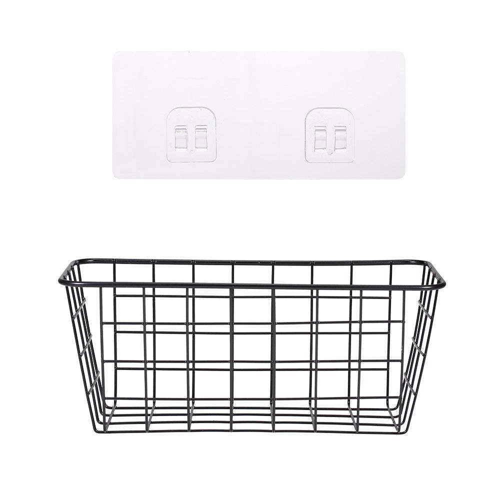 Iron Storage Basket Wall Mounted Storage Organizer Wire