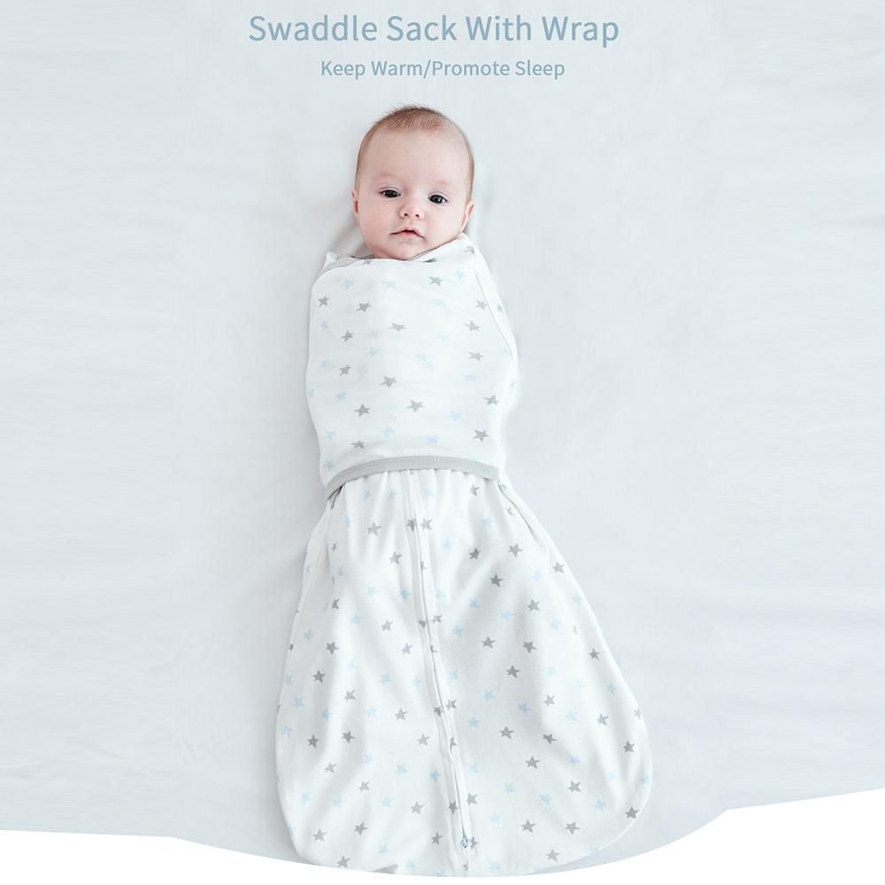 Newborn Baby Swaddle Blanket Breathable Baby Muslin Blanket Skin-Friendly with Cute Patterns Receiving Blanket for 5-7 Months Baby Boy Girl, L Size