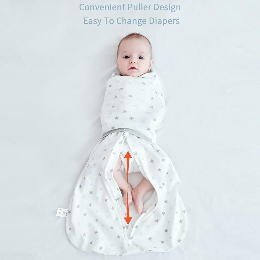 Newborn Baby Swaddle Blanket Breathable Baby Muslin Blanket Skin-Friendly with Cute Patterns Receiving Blanket for 5-7 Months Baby Boy Girl, L Size