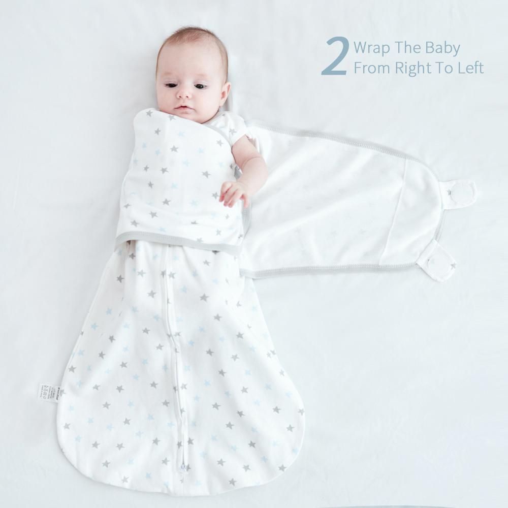 Newborn Baby Swaddle Blanket Breathable Baby Muslin Blanket Skin-Friendly with Cute Patterns Receiving Blanket for 5-7 Months Baby Boy Girl, L Size