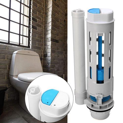 Dual Flush Toilet Valve Cistern Water Inlet Tank Button Rep