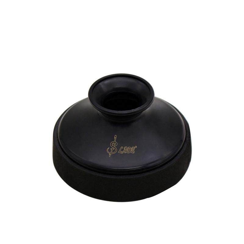 SLADE ABS Mute Muffler Saxophone Alto Sax Saxophone Professional Musical Instrument Parts Accessories Black (black)