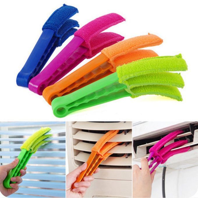 Air- Onditioning Shutter Brush Multi-Fun Tion  Leaning Brush Door Barrier  Orner Slit Brush Removable  Leaning  Lip-blue