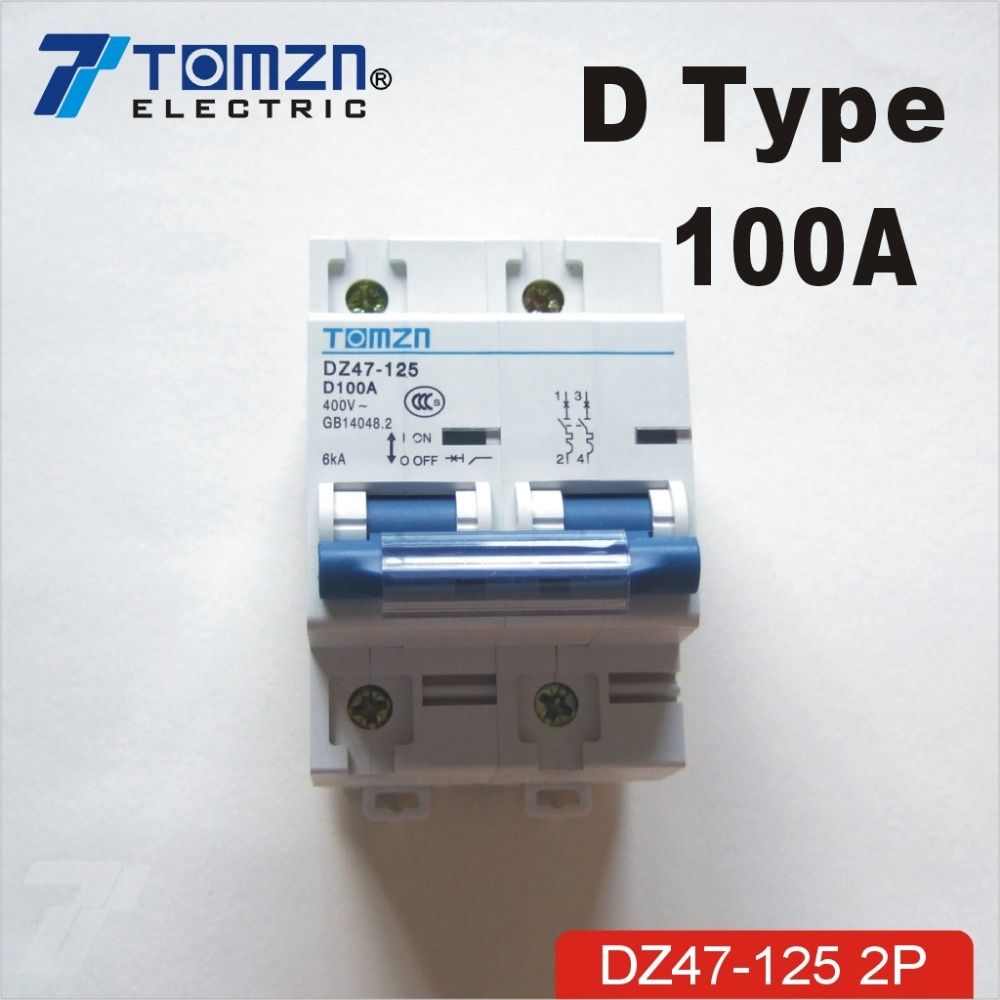 100A Circuit 415V 240V Breaker 50HZ 2P 60HZ