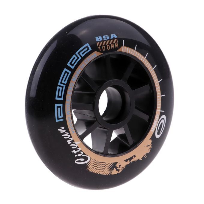 Speed Skating Wheels Outdoor Indoor Inline Skate Wheels 100mm Black