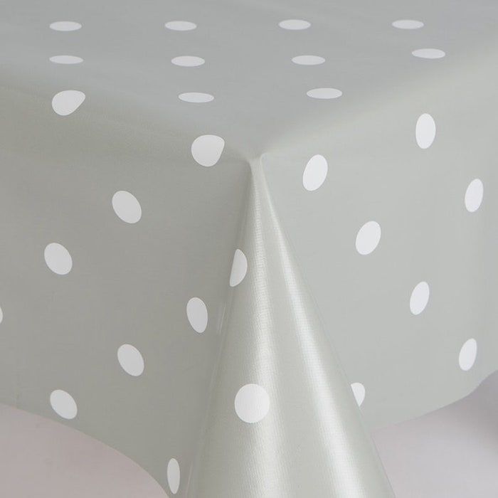 POLKA DOT DISPOSABLE  PLASTIC TABLE  CLOTH