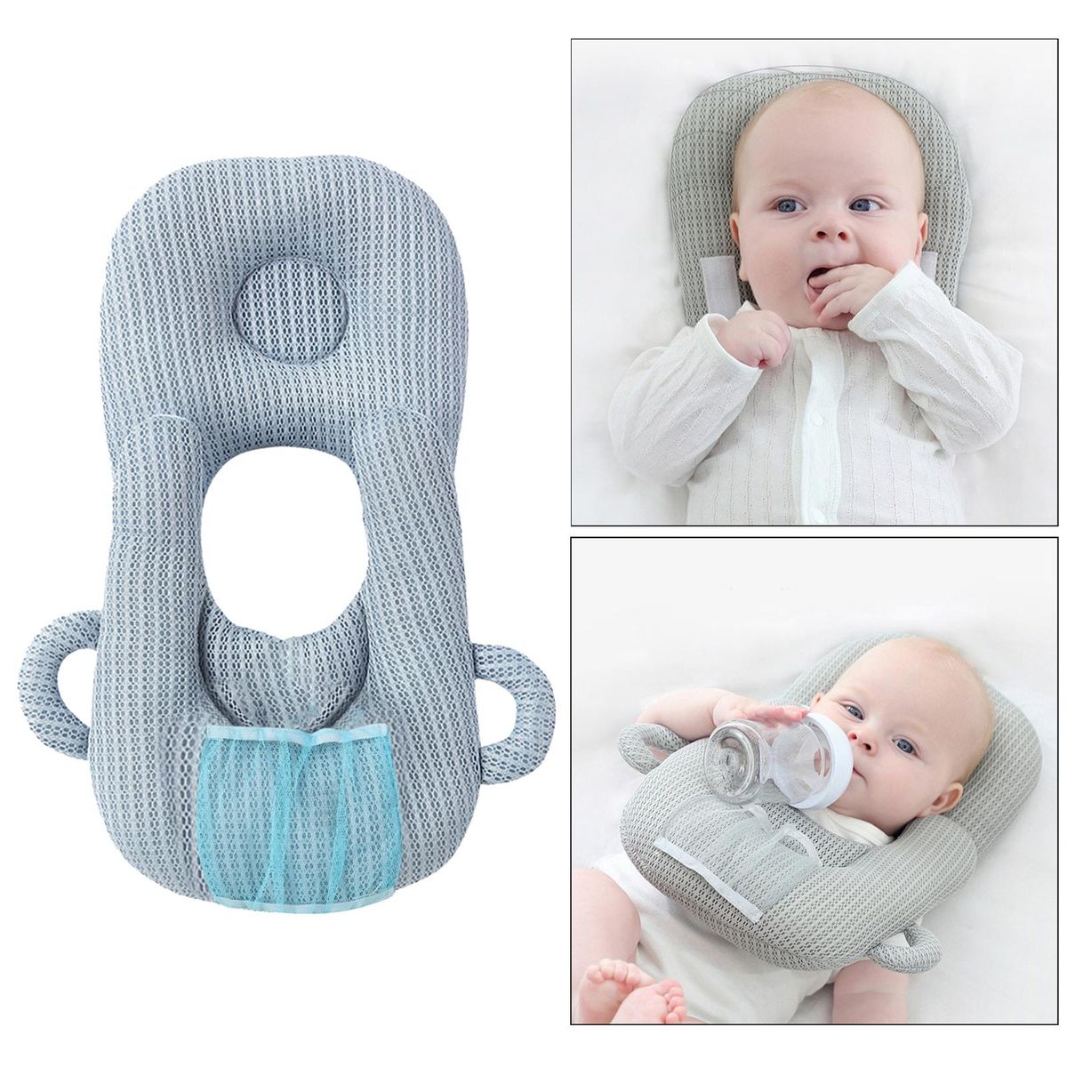 Baby Nursing Pillow Comfortable Baby Support For Pregnancy Mom Blue