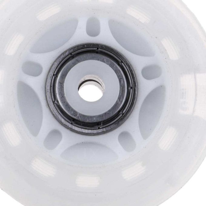 4 Pcs Outdoor Inline Roller Skates Skating Skateboard PU Wheel White