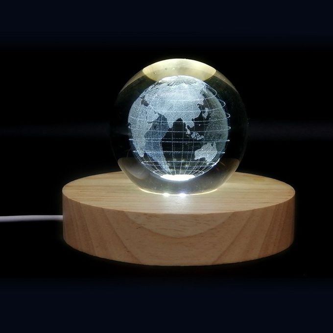 Light Base Wooden   Display For  Rystal Gl  Art Illuminated Base-white Light-100*20mm