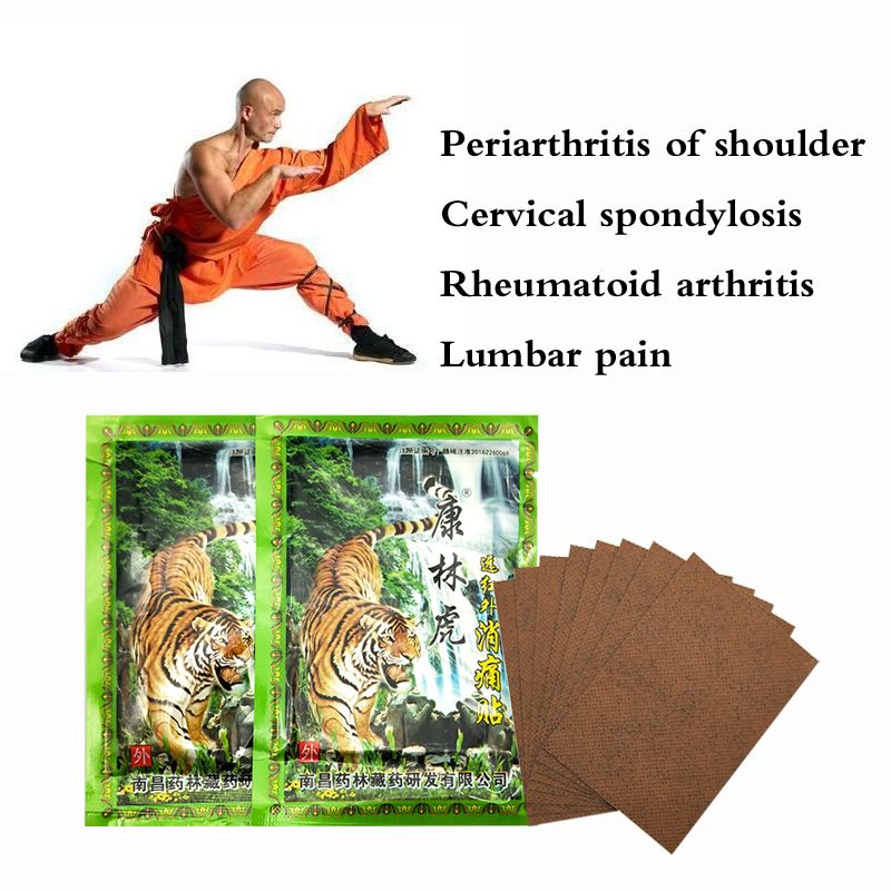 Stiff Shoulder Ir Muscle Pain Tiger Joint Plaster Balm Treatment Care Patch Relief Health 64piece/8bags Far Product