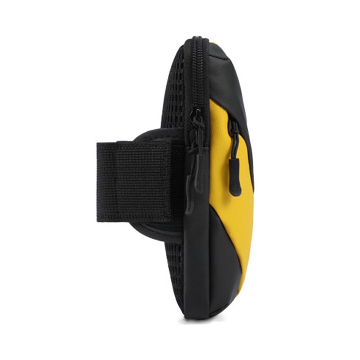 Sports Wrist Bag Fitness Gym Phone Arm Holder Black and Yellow
