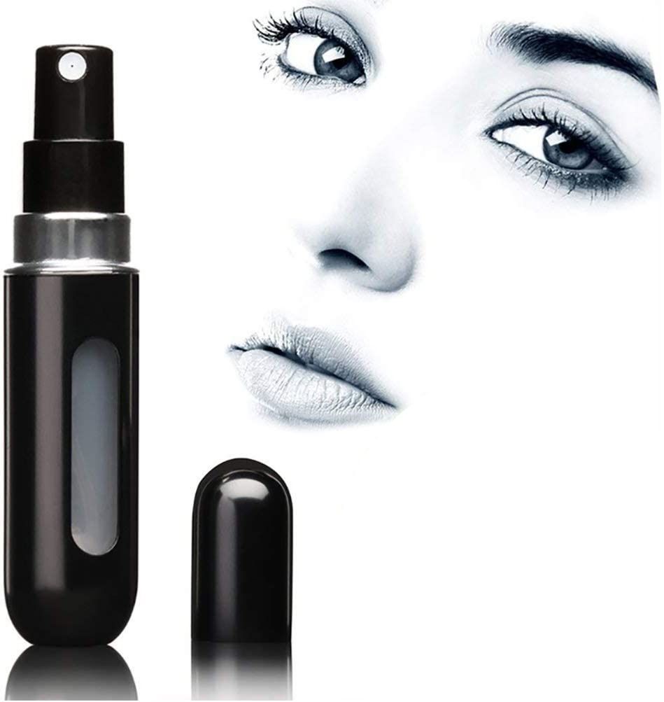 10ml Pocket Size Refillable Perfume Spray Bottle Black