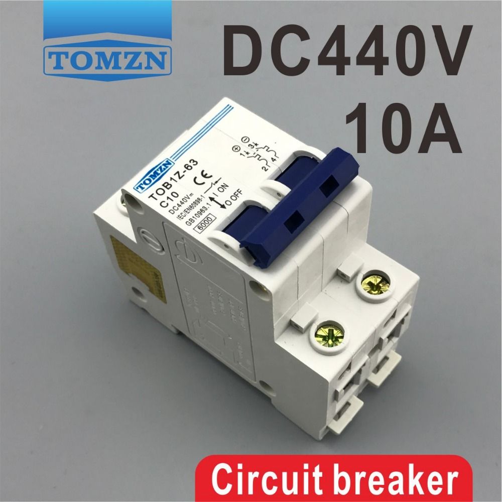 2P 10A DC 440V Circuit Breaker