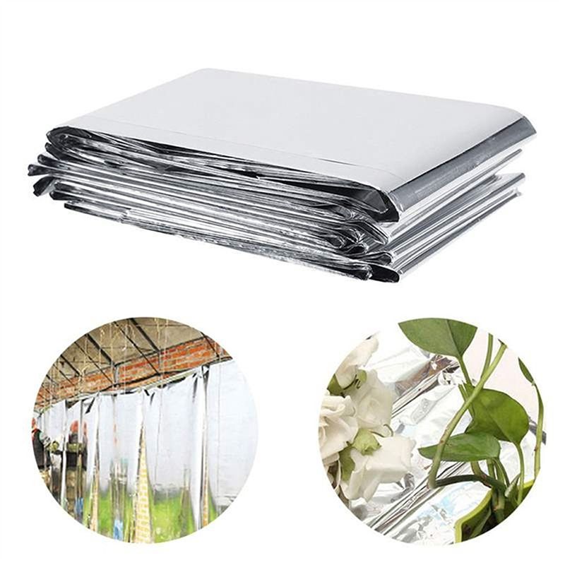 Plant Hydroponic Reflective Mylar Film Grow Light Parts Greenhouse Plant Cover-Silver