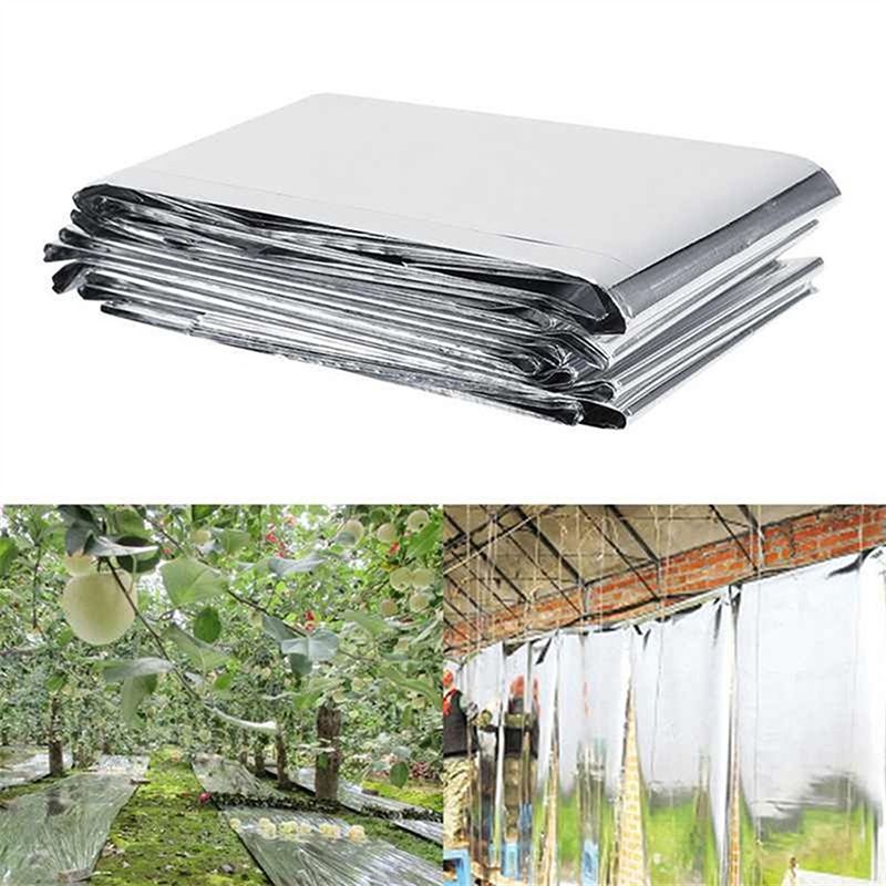 Plant Hydroponic Reflective Mylar Film Grow Light Parts Greenhouse Plant Cover-Silver