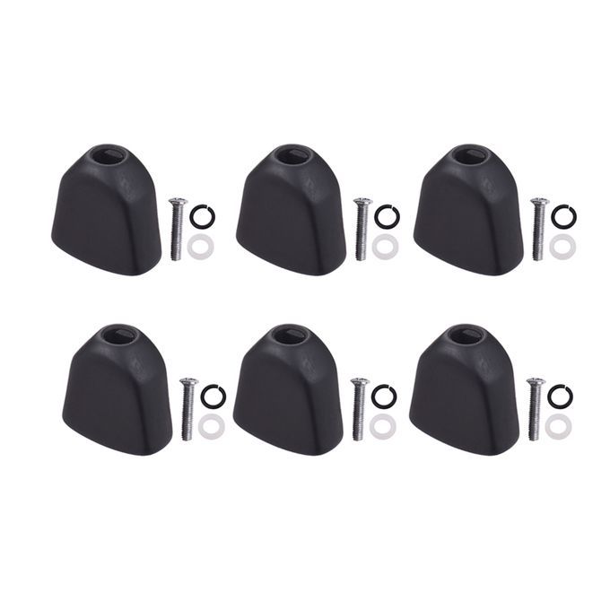 6PCS Tuning Peg Caps Polished Tuner Key Button Cap String.