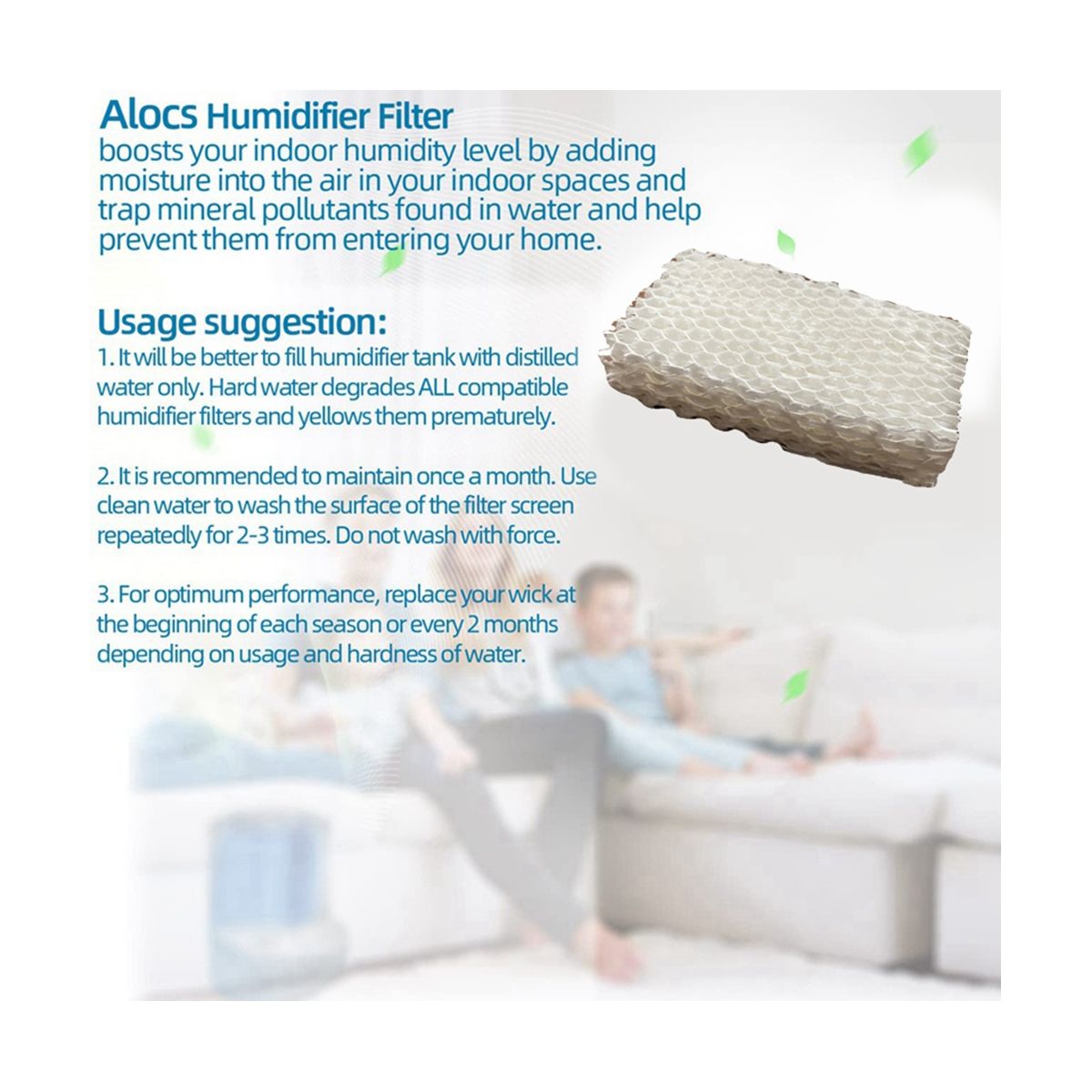 10PCS WF813 Humidifier Filter Humidifier Wick Filter