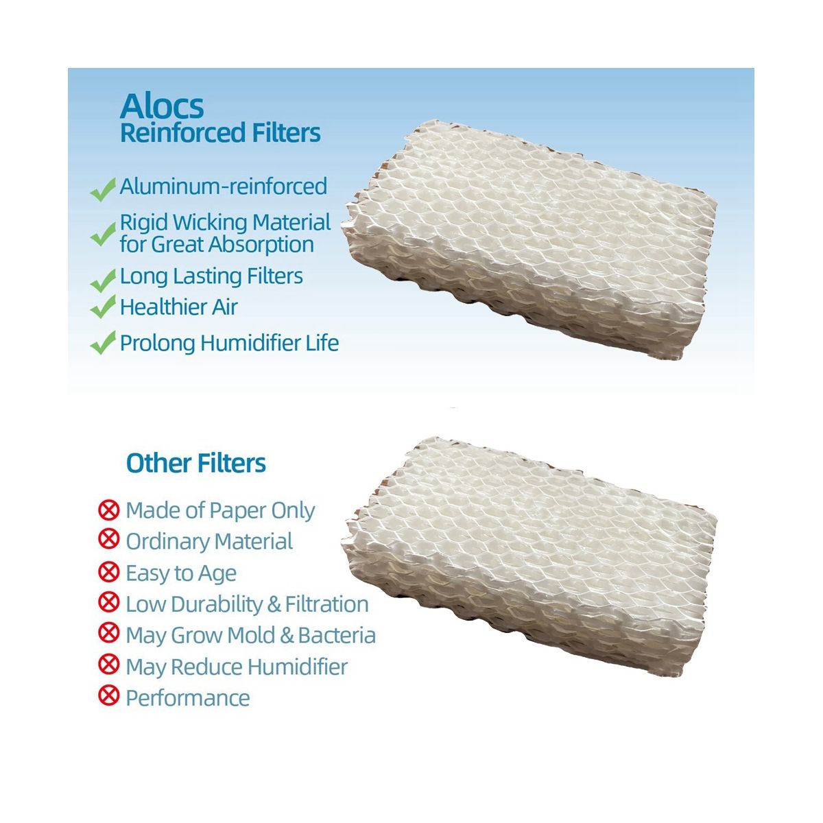 10PCS WF813 Humidifier Filter Humidifier Wick Filter