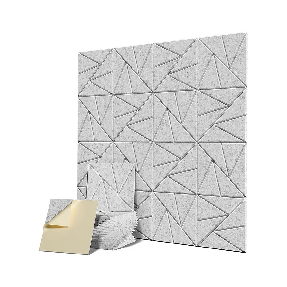 16Pcs Acoustic Panel with Self-Adhesive12X12X04in Sound Proof PanelSound Panel High Density Studio Office3